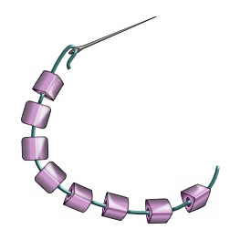 Miyuki Triangle Herringbone Necklace Instructions